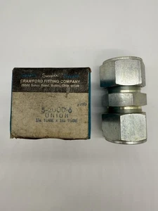 Swagelok S-2000-6 Union Fitting 1 1/4 Tube x 1 1/4 Tube Union NOS - Picture 1 of 7