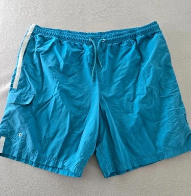 Шорты мужские Walt Disney World двойные очень большие синие эластичный пояс с подкладкой - Изображение 1 из 4