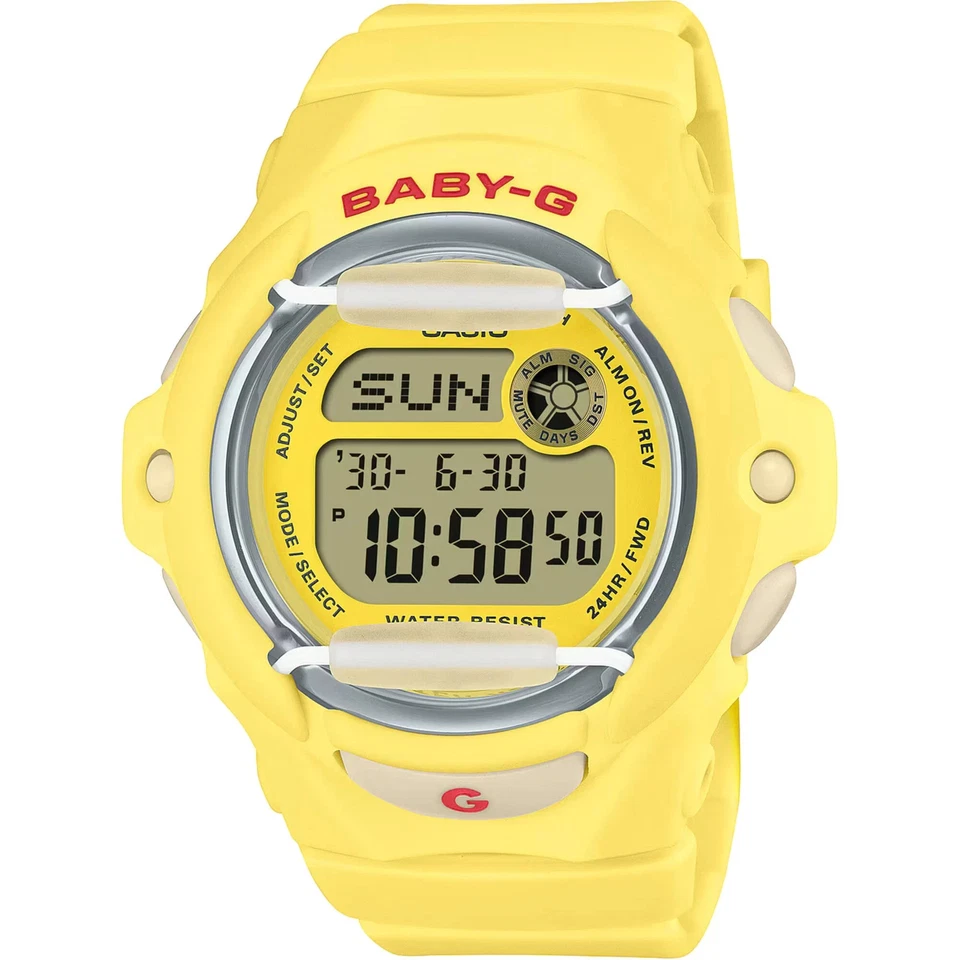 Reloj digital Casio BG169CH-9 Baby-G amarillo cereza en la parte superior Foto 1 de 1