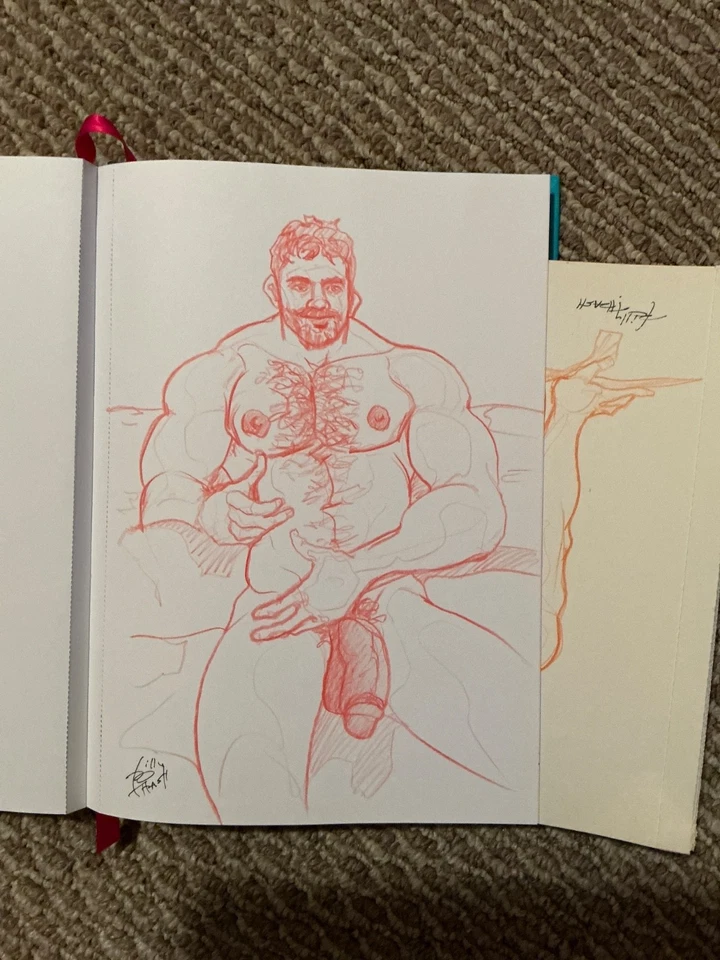 Hk92 Muscle hunk фигурка рисунок иллюстрация Billy thrash beefcake гей int - Изображение 1 из 1