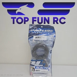 Pro-Line PRO1017003 Reaction HP SC 2.2"/3.0" Ultra Blue Drag Racing Belted Tires - Picture 1 of 2