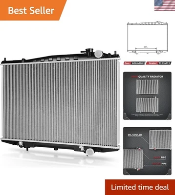 Durable Aluminum Oil Cooler for Nissan 1998-2004 Frontier/Xterra - Easy Install Foto 1 de 4