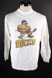 Vintage The Mighty Ducks Disney Film Promo Langarm T-Shirt Neu ohne Etikett Herren XL - Bild 1 von 4