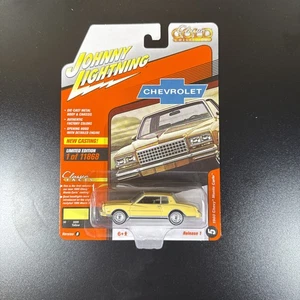 1980 Chevy Chevrolet Monte Carlo by Johnny Lightning 1:64 scale yellow rel 1B#5 - Bild 1 von 6