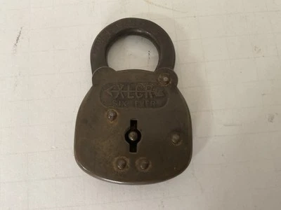 Candado de seis palancas vintage W. Bingham Co. XLCR - sin llave Foto 1 de 4