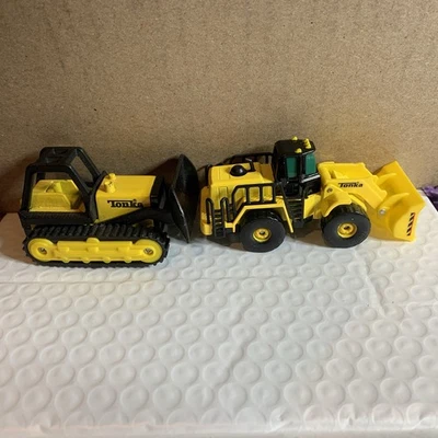 2020 孩之宝 Tonka 金属移动器推土机和前装载机 1: 64 建筑玩具 — 第 1/4 张图片
