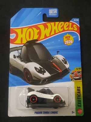Hot Wheels Pagani Zonda Cinque 2026 Foto 1 de 4