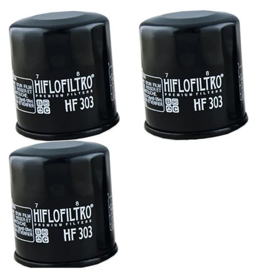 Filtro de aceite HF303 - negro - paquete de 3 Foto 1 de 4