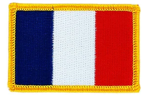 FLAG PATCH PATCHES FRANCE FRENCH IRON ON COUNTRY EMBROIDERED WORLD FLAG - Picture 1 of 1