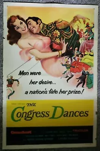 Póster de 1 hoja musical GGA congress Dances 1956 Matz Prack Antel Viena Austria - Imagen 1 de 1