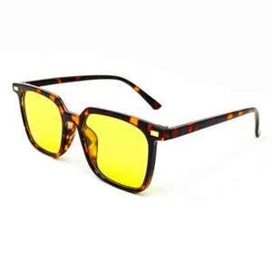 Occhiali da sole colore havana con lenti giallo Pif wear B-class 15 - Foto 1 di 4