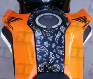2017-2020 Honda Grom Paisley Pattern Gas Tank Cover Accent Decal Graphic Kit - Foto 1 di 10