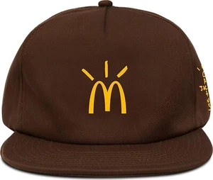Cactus Jack Travis Scott x McDonald's Cactus Arches Hat 'Brown' - Picture 1 of 2