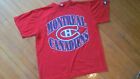 T-shirt de hockey vintage RARE Montréal Canadiens 1990 Starter LNH VINTAGE Tricolore