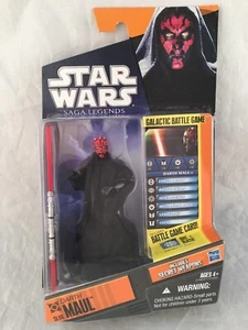Star Wars Saga Legends Darth Maul SL08 - Excellent includes secret weapons - Picture 1 of 9
