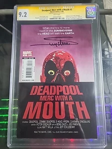 Deadpool: Merc with a Mouth #3 Var. CGC SS 9.2 Marvel Arthur Suydam 1044247009 - Bild 1 von 4