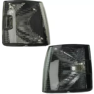 Frontblinker Links Rechts Rauchgrau für VW Transporter T4 Bus Caravelle Schwarz - Bild 1 von 5