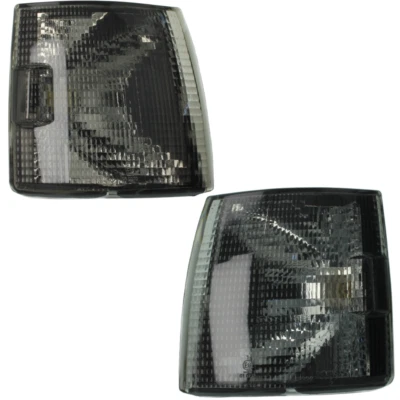 Frontblinker Links Rechts Rauchgrau für VW Transporter T4 Bus Caravelle Schwarz - Bild 1 von 4