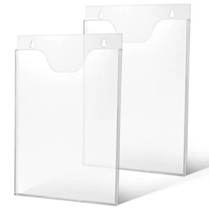 2 Pcs Wall-mounted Vertical File Holder Office Organizer - Picture 1 of 11