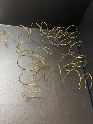 6 Primitive Rusty Vintage Old Bed Springs Rustic Crafts Holiday Decorations 9x4 - Image 1 of 3