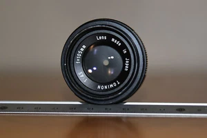 Obiettivo fotografico Tominon Giappone f = 105 mm 1:45 per Polaroid MP-4 in OTTIME forme! - Foto 1 di 9