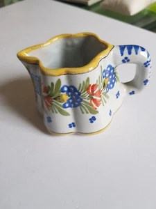 céramique Quimper Pot a lait ou creme (Cremier) non signé mais Henriot - Foto 1 di 6
