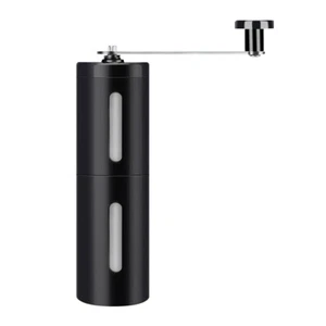Stainless Steel Portable Manual Coffee Grinder Conical Burr Mill Brushed Tea - Picture 1 of 11