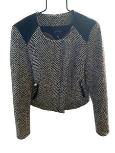 Karen Kane Herringbone Jacket - Picture 1 of 3