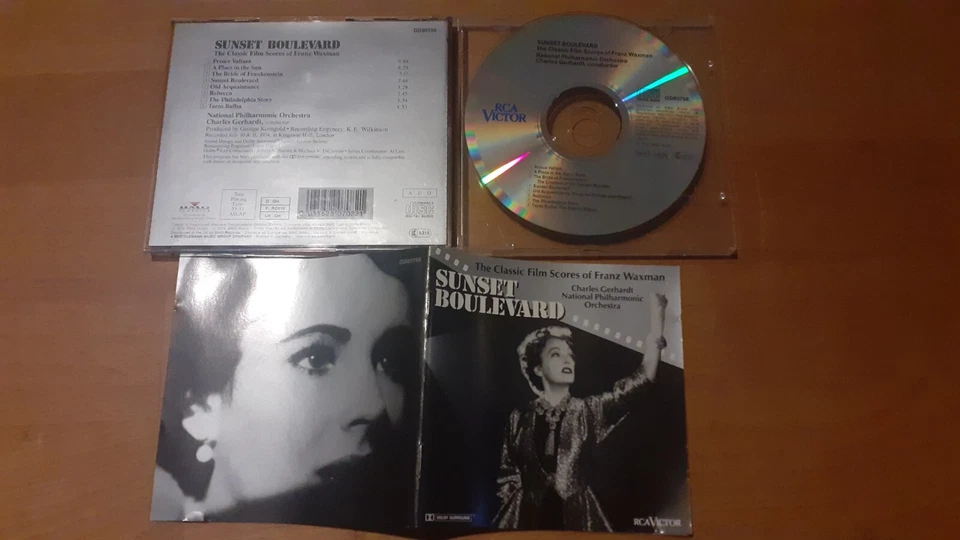 Sunset Boulevard — The Classic Film Scores Of Franz Waxman RCA Charles Gerhardt - Bild 1 von 1