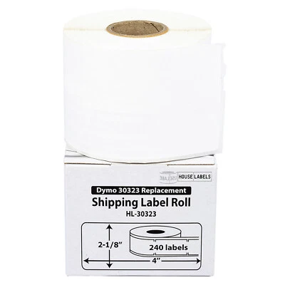 DYMO LW 30323-S - (1) to (50) Rolls - POLYPROPYLENE WATERPROOF Labels  FREE SHIP - Image 1 of 4