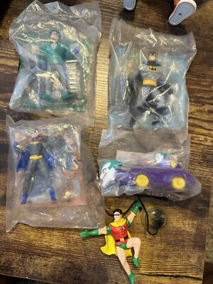 Винтажный лот из 4 1993 Batman мультсериал McDonald's Happy Meal игрушки +1 - Изображение 1 из 4