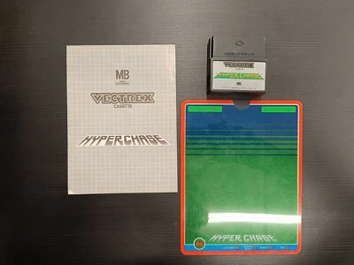 Hyperchase Vectrex Cassette MB Video Electronics en loose avec notice et Overlay - Photo 1/2