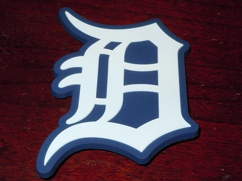 MLB Vintage DETROIT TIGERS Large RUBBER Baseball FRIDGE MAGNET Standings Board Cover