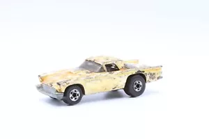 Vintage 1977 Hot Wheels 1957 T-Bird Gleamer Patrol Series Gold Foil BW Blackwall - Picture 1 of 7