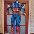 Tesco Captain America Marvel Outfit Kostüm Kinder Alter 5-6 Top Zustand