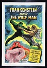 FRANKENSTEIN MEETS THE WOLFMAN * CineMasterpieces ORIGINAL MOVIE POSTER 1949R