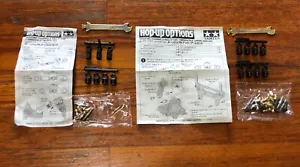 NIB Vintage Tamiya TA02 4WD FWD Turnbuckle upper arm & Tie rod set Hop Up Parts - Picture 1 of 3