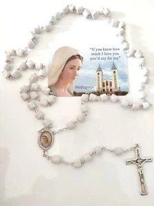 Rosario Medjugorje in pietra DELL APPARAZIONE rosary stone - Foto 1 di 4