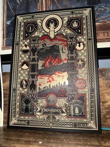 Der Weg nach Mordor Limited Edition Displate Poster Herr der Ringe LOTR 12x18 - Bild 1 von 9