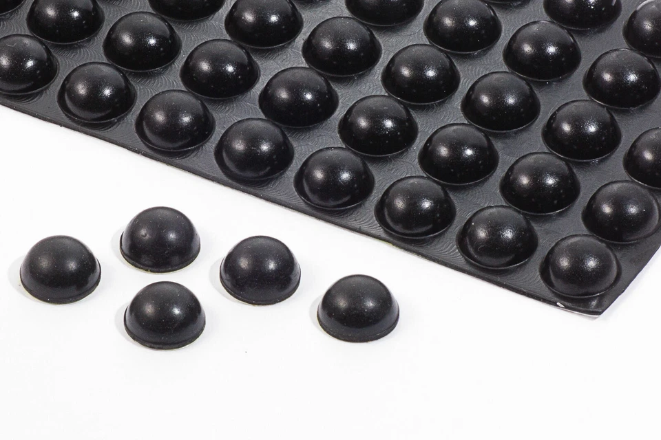 Gummifüße Schwingungsdämpfer Lautsprecher schwarz ca. 16 mm x ca. 8 mm 8001 - Bild 1 von 1