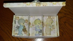 Nuevo en caja Juego 3 imanes de refrigerador vintage Precious Moments tema de Pascua años 90 Enesco - Imagen 1 de 4