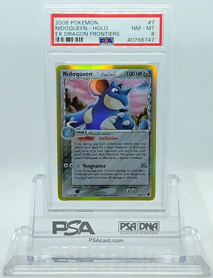 POKEMON EX DRAGON FRONTIERS NIDOQUEEN #7 REVERSE HOLO PSA 8 NM-MT #40768747 - Image 1 of 4