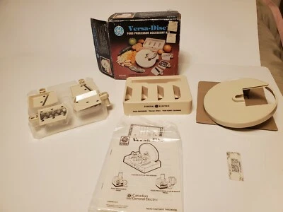 GE Versa Disc Food Processor Accessory Kit Ad100 Versa Disc General Electric NOS - Image 1 of 4
