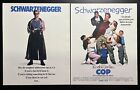 Kindergarten Cop 1990 Movie Release Promo Vtg 2 Page Print Ad 19.75"x12" AD ONLY