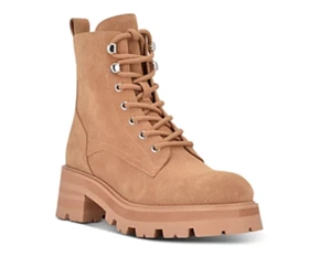 Marc Fisher LTD. Women's Lucien Lace Up Booties Light Natural Size 8M 240193 - Picture 1 of 1
