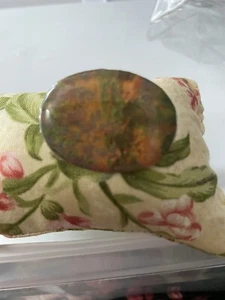 Spilla vintage tenuta della nonna intarsiata INOX - Foto 1 di 2