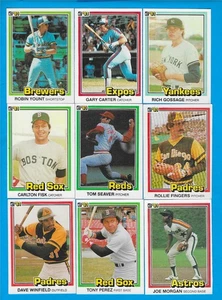 1981 Donruss Baseball Hall of Fame Lot - Seaver, Fisk, Morgan, Yount (NM) - Picture 1 of 2