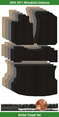 Conjunto de tapete berbere personalizado para 2004-2011 Mitsubishi Endeavor (4 peças) #10B6 - Imagem 1 de 4