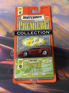 Matchbox Premiere Series 19 - Ferrari Testarossa - SHIPS FREE - Picture 1 of 4