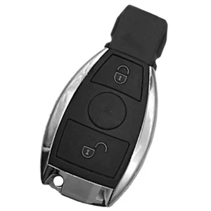 2 Button Smart Key Fob Case Shell With Uncut Blade Fit For Mercedes Benz - Picture 1 of 5